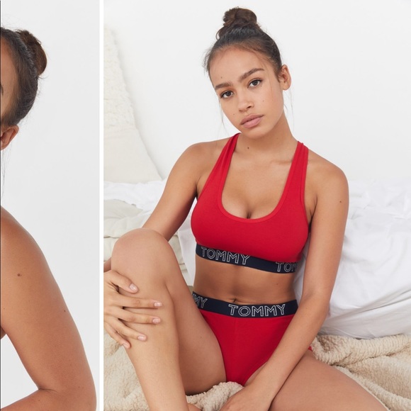 TH Tommy Hilfiger UO metallic logo band bra - Picture 4 of 7